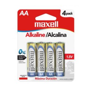 PILA AA ALCALINA x4 MAXELL LR6 4BP