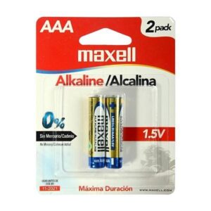 PILA AAA ALCALINA X2 MAXELL LR03 2BP