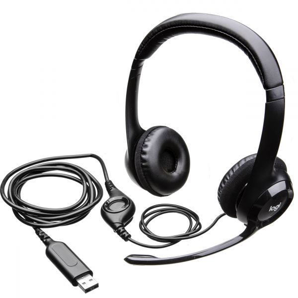 AURICULAR USB LOGITECH H390 NEGRO