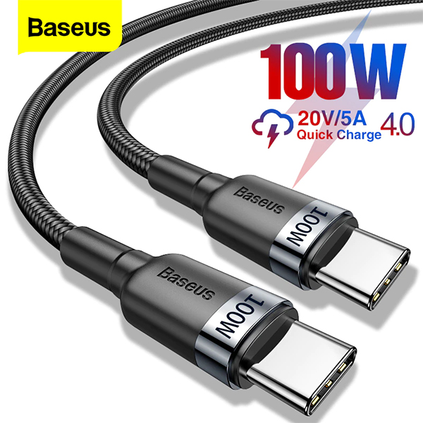 CABLE TIPO C BASEUS 2M 100W USB C USB C 1