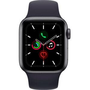 APPLE WATCH SE 44mm GPS SPACE GREY CASE Y MIDNIGHT SPORT BAND 1