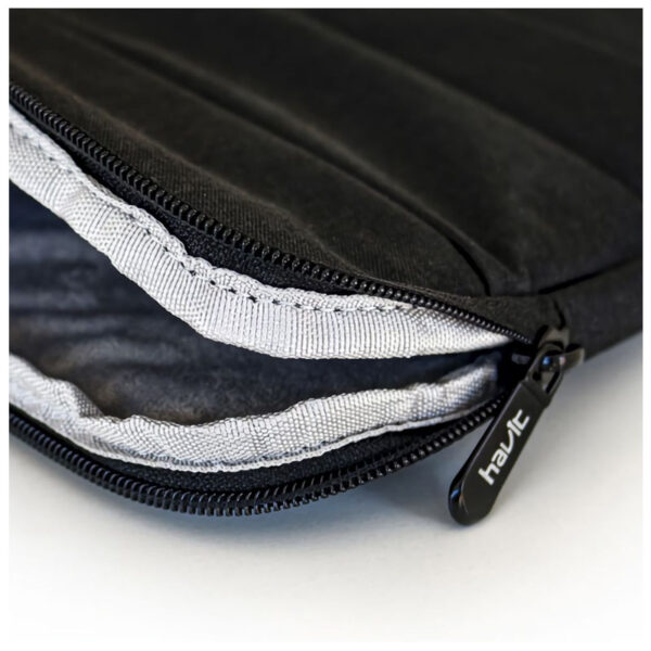 Mochila para Notebook 15.6 Havit Negro Imagen cierre abierto