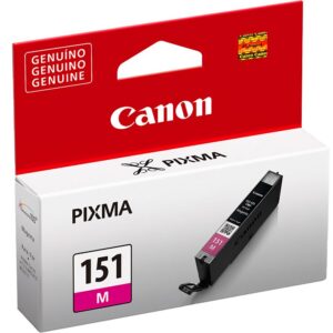 CARTUCHO CANON 151 MAGENTA imagen frontal 3 4 lateral izquierda