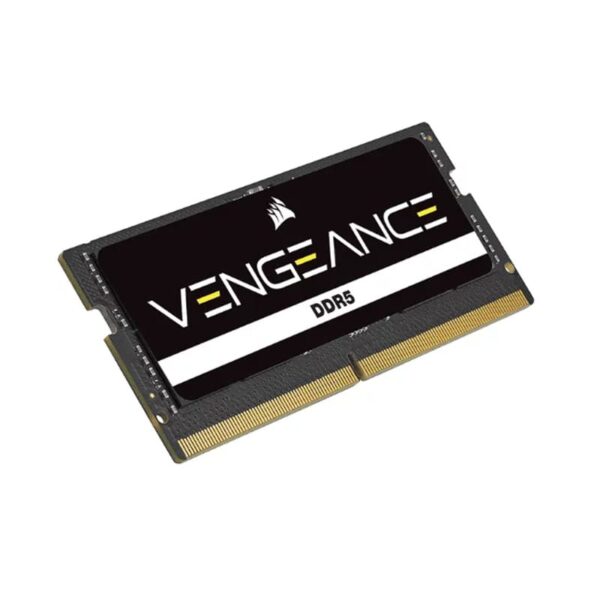 Memoria RAM 16GB DDR5 4800 para Notebook Corsair VENGEANCE imagen frontal 3 4 lateral izquierda