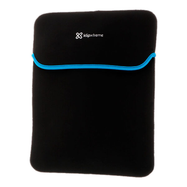 Forro para Notebook 15.6 KLIP KNS 415BL Negro Azul Imagen de la parte negra