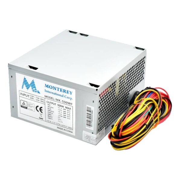 Fuente 500W MTEK MK 500WF Imagen trasera