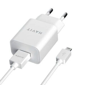 Cargador Lightning Havit ST112 Blanco