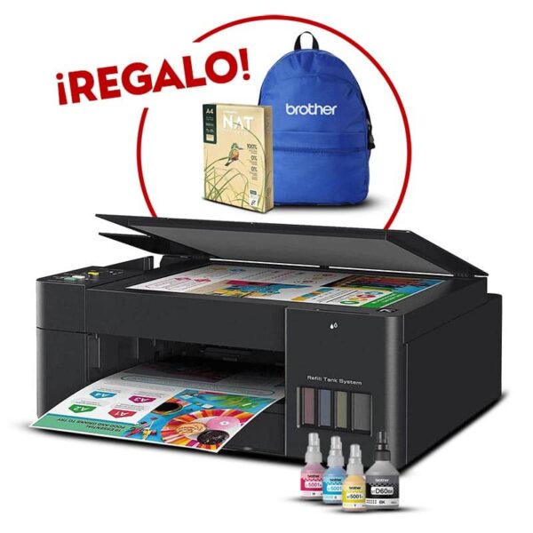Impresora BROTHER DCP T420W Imagen con mochila
