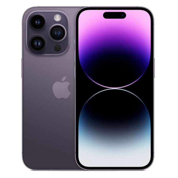 APPLE IPHONE 14 PRO 256GB Imagen trasera y frontal color purpura