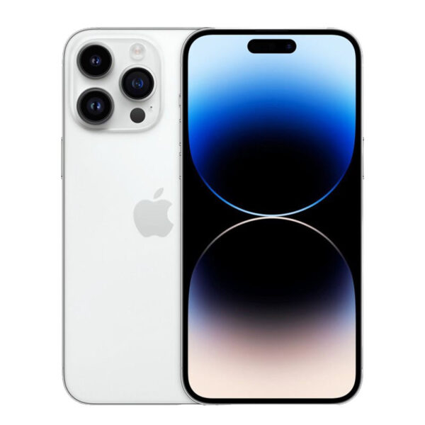 APPLE IPHONE 14 PRO MAX 256GB Imagen trasera y frontal color blanco