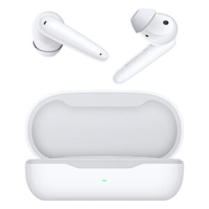 Auricular BT HUAWEI Freebuds SE Blanco imagen de auriculares y estuche de carga