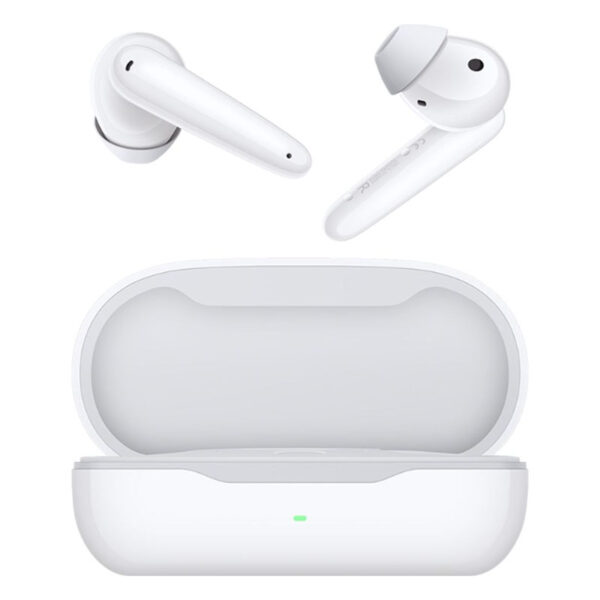 Auricular BT HUAWEI Freebuds SE Blanco imagen de auriculares y estuche de carga