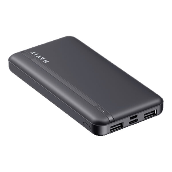 Cargador Portatil 10000mAh Havit PB89 Negro Imagen cargador acostado