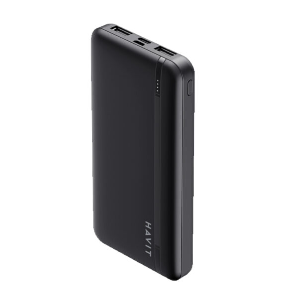 Cargador Portatil 10000mAh Havit PB89 Negro Imagen cargador parado