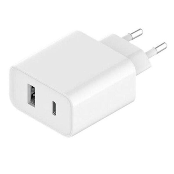 Cargador Tipo A + C 33W XIAOMI Blanco Imagen entradas usb