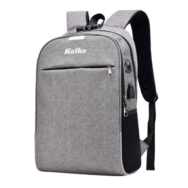 Mochila para Notebook 15.6 Kolke KVM 339 gris claro Imagen frontal