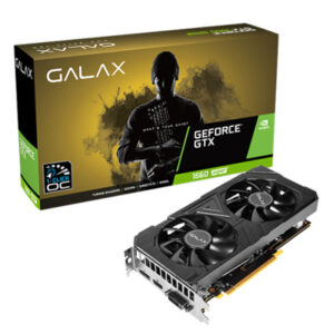 VGA GTX 1660 SUPER OC 6GB GALAX EX 1 CLICK Imagen frontal con la caja
