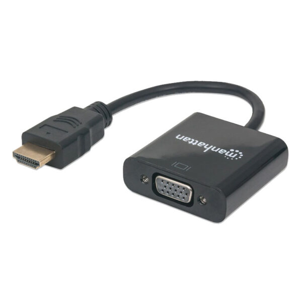 Adaptador HDMI A VGA MANHATTAN