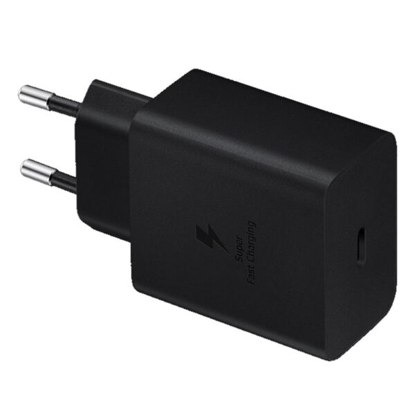 Cargador USB 45W USB C Samsung Imagen acostado