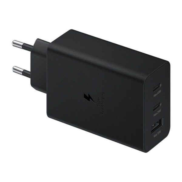 Cargador USB X3 65W Samsung Imagen cargador acostado