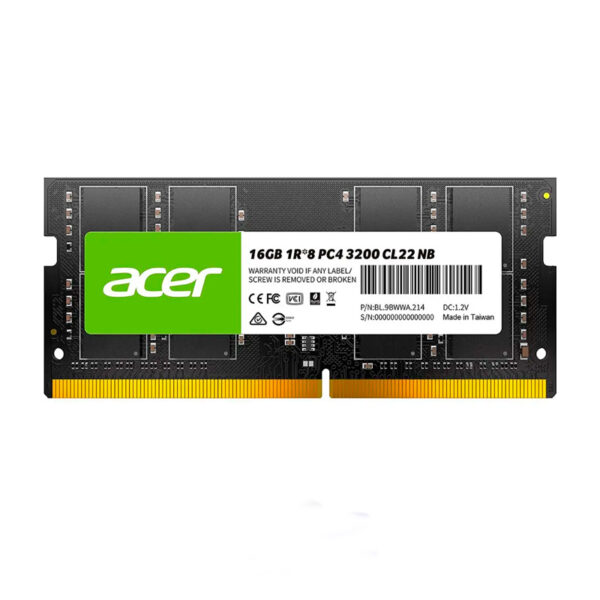 Memoria RAM de 16GB DDR4 3200 ACER para notebook