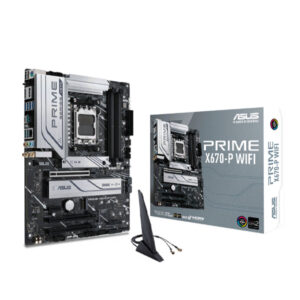 Placa Madre AM5 X670 P ASUS PRIME Wifi Imagen con la caja