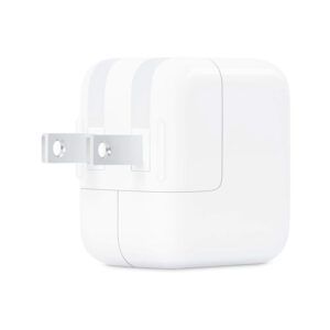 CARGADOR USB 12W APPLE MGN03AM A imagen frontal 3 5 lateral derecha