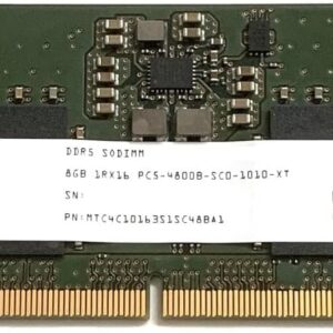 MEM RAM 8GB DDR5 4800 NB MICRON imagen en frontal