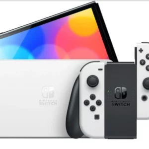 NINTENDO SWITCH OLED 64GB BLANCO (JAPONES) vista frontal