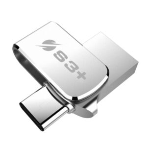 Pendrive de 16GB 3.1 S3+ DUAL Imagen lado usb c