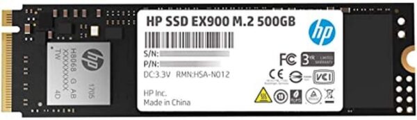 SSD M2 NVMe 500GB HP EX900 imagen frontal