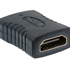 ADAPTADOR HDMI A HDMI HEMBRA 4K 60Hz MANHATTAN imagen 3 4 lateral izquierda