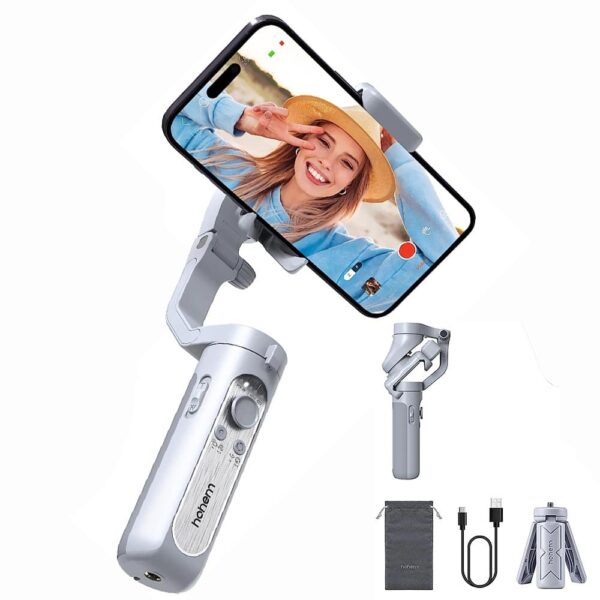 ESTABILIZADOR P CELULAR ISTEADY XE imagen de producto con accesorios
