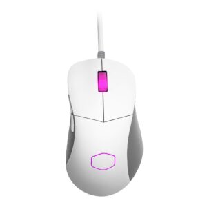 MOUSE COOLER MASTER MM730 WHITE RGB imagen vertical angulo cenital