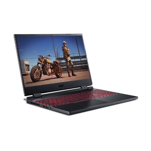 Notebook ACER NITRO 5 AN515 58 56CH imagen frontal 3 4 lateral izquierda