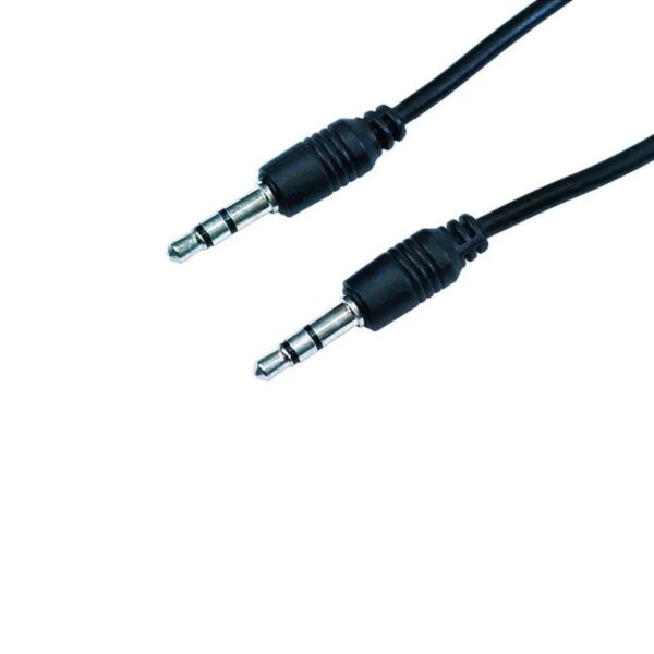 CABLE AUX 1M ARGOMTECH A00016 imagen en cenital de cables