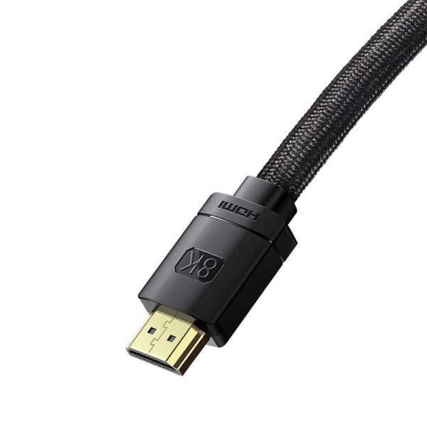CABLE HDMI 1.5M 8K V2.1 BASEUS WKGQ040101 imagen frontal 3 4 lateral derecha