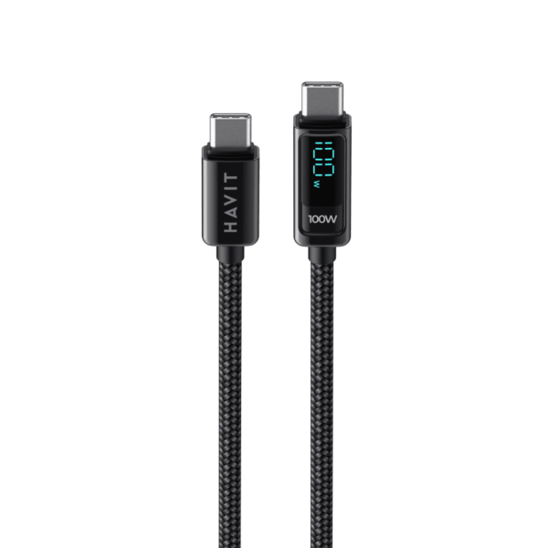 CABLE TIPO C 2M HAVIT CB6247 (USB C USB C) imagen frontal