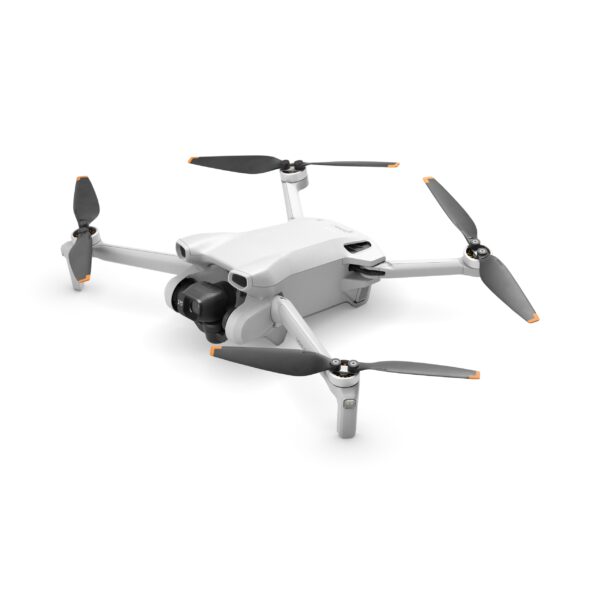 DRONE DJI MINI 3 4K + CONTROL DJI RC imagen frontal 3 4 lateral izquierdo