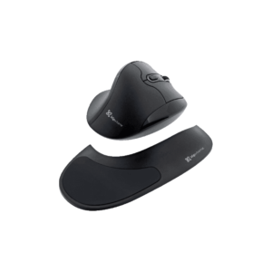 MOUSE INALAMBRICO KLIP FLEXOR VERTICAL NEGRO imagnen traser 3 4 lateral derecha