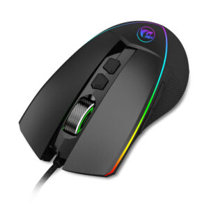 MOUSE REDRAGON EMPEROR M909 RGB imagen frontal 3 4 lateral derech en angulo picado