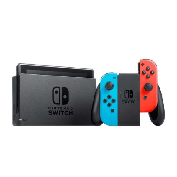 NINTENDO SWITCH OLED 64GB version roja y azul frontal