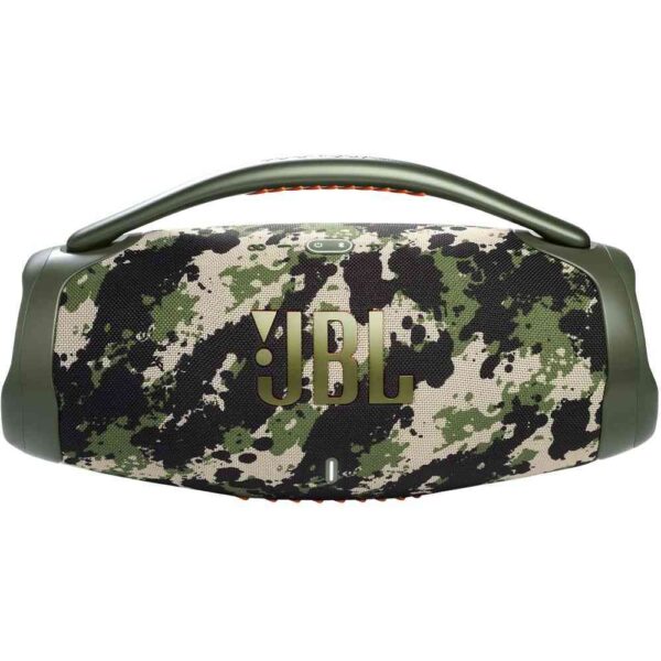 PARLANTE JBL BOOMBOX 3 imagen fontal del producto camuflado