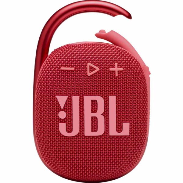 PARLANTE JBL CLIP 4 rojo frontal