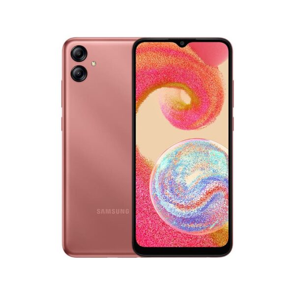 SAMSUNG GALAXY A04E SM A042M 32GB imagen frontal y trasera roja