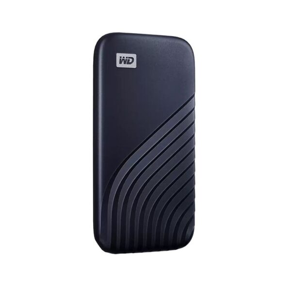SSD EXTERNO 2TB WESTERN DIGITAL PASSPORT imagen frontal 3 4 lateral izquierdo