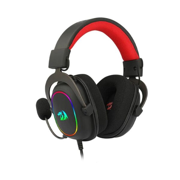 AURICULAR INALAMBRICO REDRAGON ZEUS X H510 Iimagen trasera 3 4 lateral izquierda