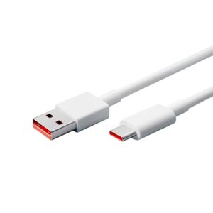 CABLE TIPO C 1M 120W XIAOMI H26250 imagen frontal 3 4 lateral derecha en picado