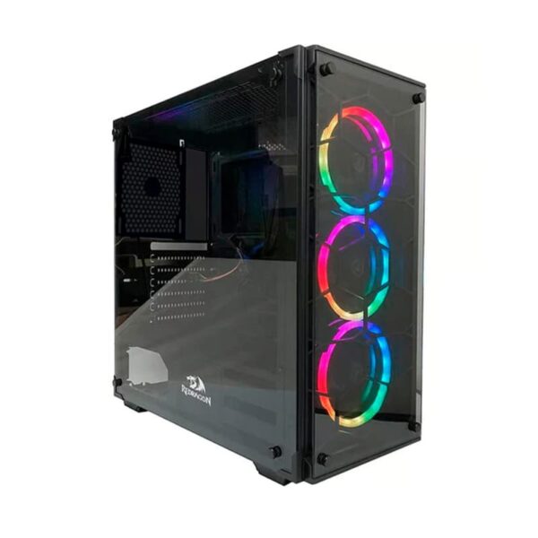 GABINETE REDRAGON WHEELJACK GC 606 imagen frontal 3 4 lateral izquierda