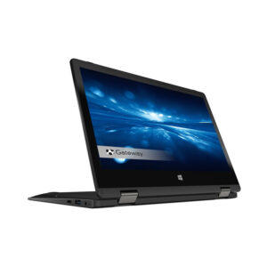 NOTEBOOK GATEWAY GWTC116 2BL imagen trasera 3 4 lateral izquierda